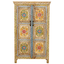 Armario  amarillo, azul y verde