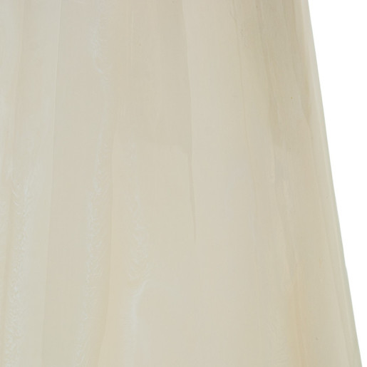 Jarron beige y dorado