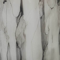 Tibor biselado blanco y gris