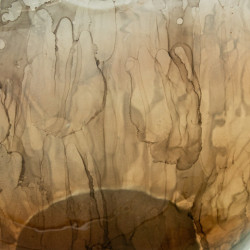 Tibor biselado en blanco, negro y beige