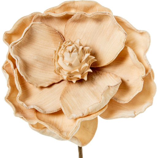Set 6 flores artificiales beige