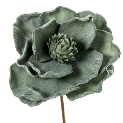 Set 6 flores artificiales verde