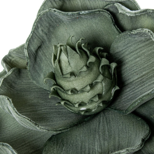 Set 6 flores artificiales verde