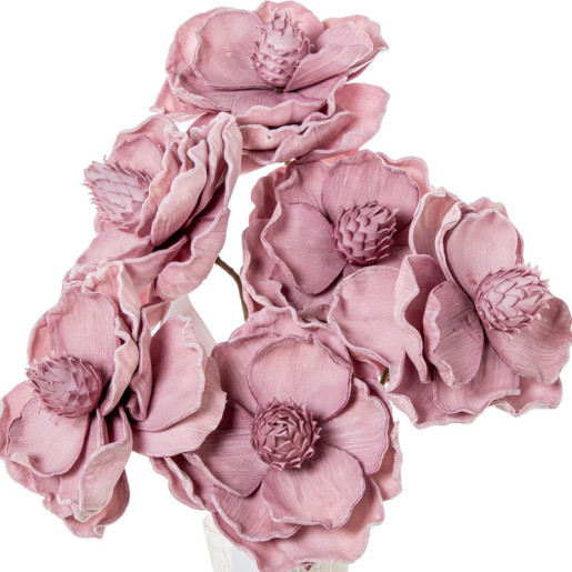 Set 6 flores artificiales violeta