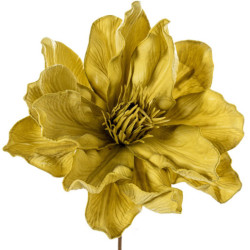 Set 6 flores artificiales amarillo