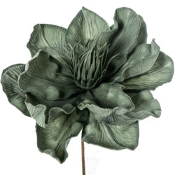 Set 6 flores artificiales verde