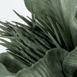Set 6 flores artificiales verde