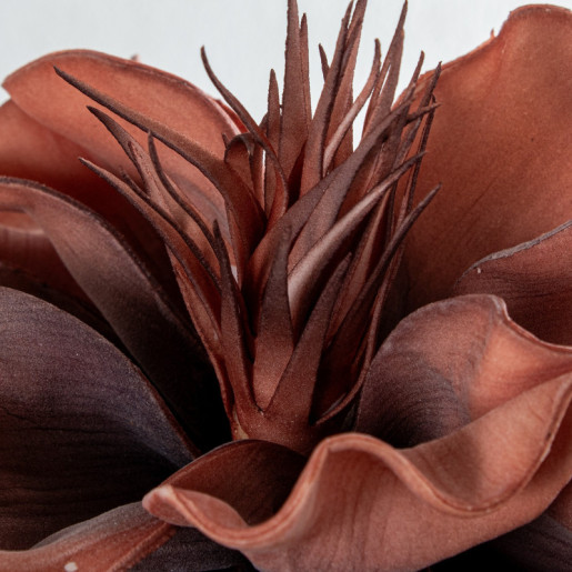 Set 6 flores artificiales coral