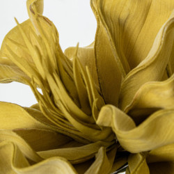 Set 6 flores artificiales amarillo