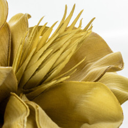 Set 6 flores artificiales amarillo