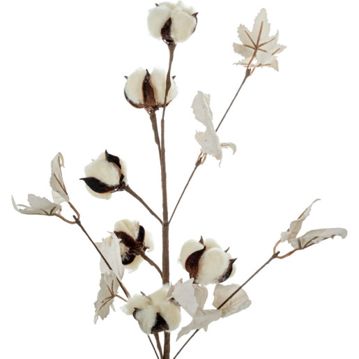 Set 6 ramas flores artificiales blanco