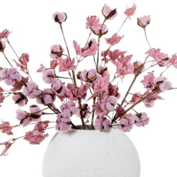 Set 6 ramas flores artificiales violeta