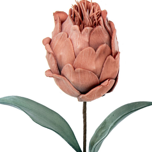 Set 6 flores artificiales corao