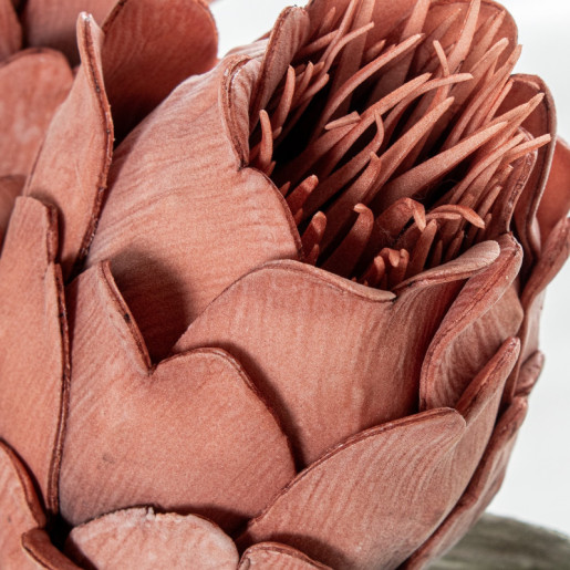 Set 6 flores artificiales corao