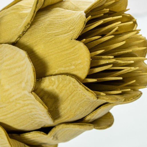 Set 6 flores artificiales amarillo