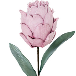 Set 6 flores artificiales violeta