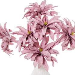 Set 6 flores artificiales violeta