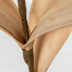 Set 6 ramas hojas artificiales beige