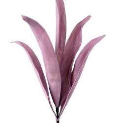 Set 6 ramas hojas artificiales violeta