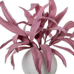 Set 6 ramas hojas artificiales violeta