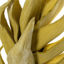 Set 6 ramas hojas artificiales amarillo