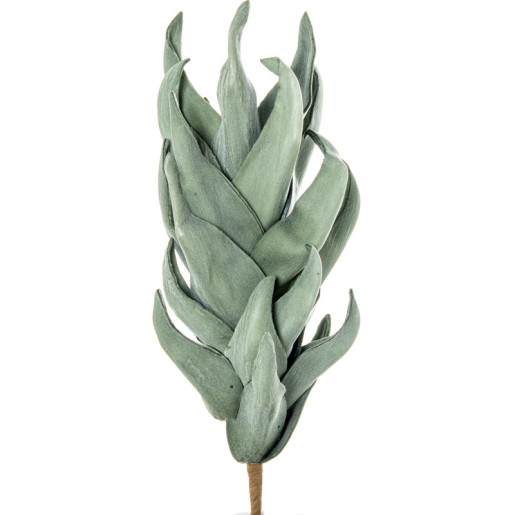 Set 6 ramas hojas artificiales verde