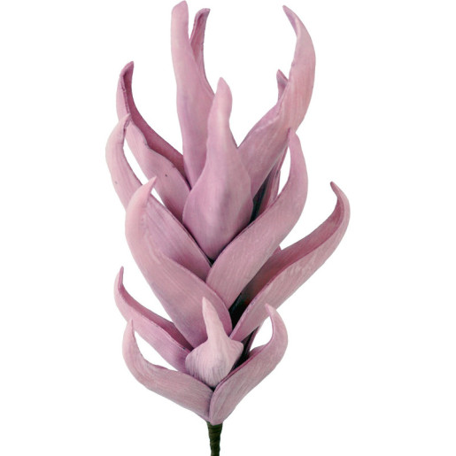 Set 6 ramas hojas artificiales violeta