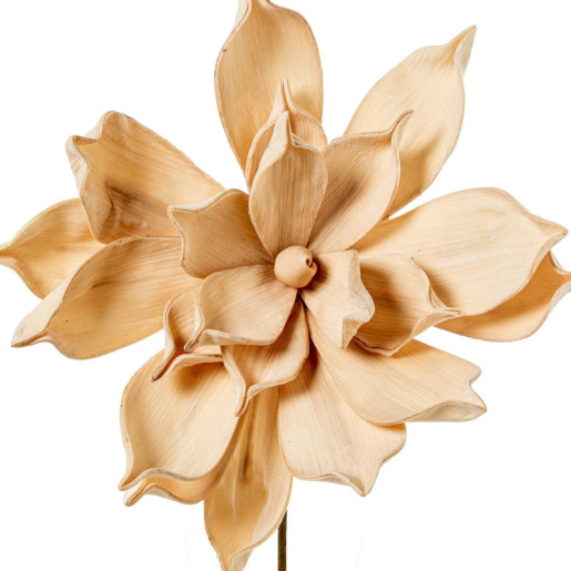 Set 6 flores artificiales beige