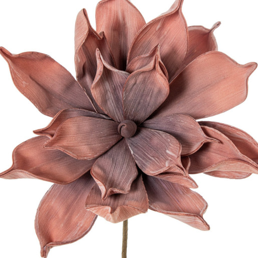 Set 6 flores artificiales coral