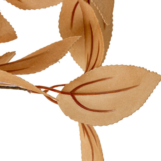 Set 6 ramas hojas artificiales beige
