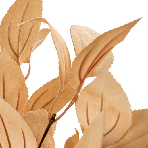 Set 6 ramas hojas artificiales beige