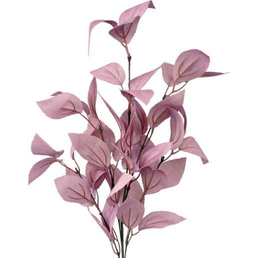 Set 6 ramas hojas artificiales violeta