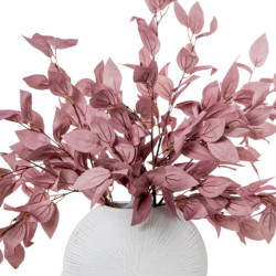 Set 6 ramas hojas artificiales violeta