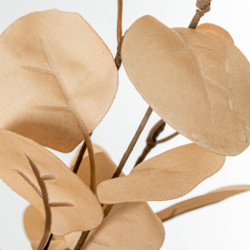 Set 6 ramas hojas artificiales beige