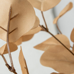 Set 6 ramas hojas artificiales beige