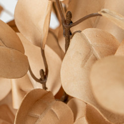 Set 6 ramas hojas artificiales beige