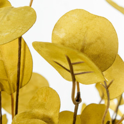 Set 6 ramas hojas artificiales amarillo
