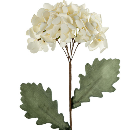 Set 6 flores artificiales blanco