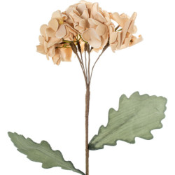 Set 6 flores artificiales beige