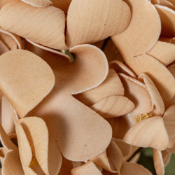 Set 6 flores artificiales beige