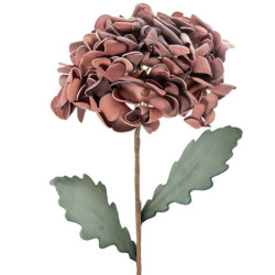 Set 6 flores artificiales coral