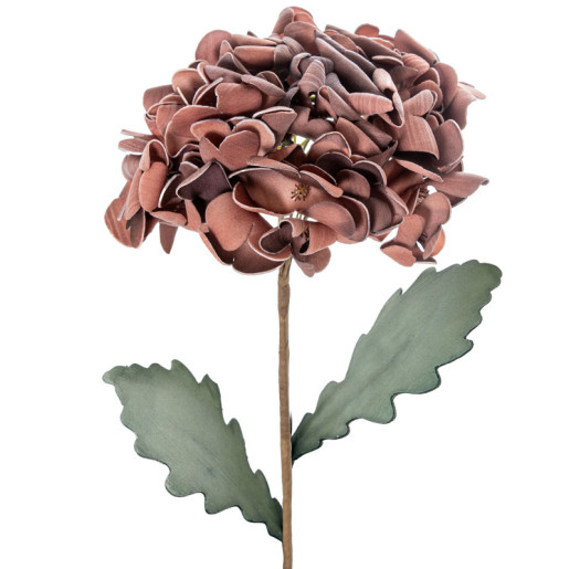 Set 6 flores artificiales coral