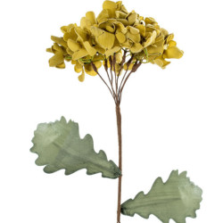 Set 6 flores artificiales amarillo