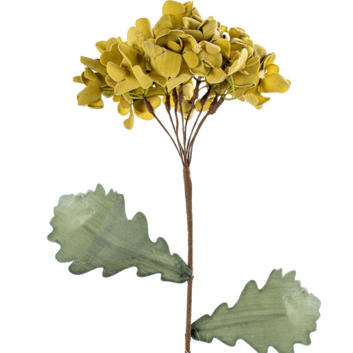 Set 6 flores artificiales amarillo
