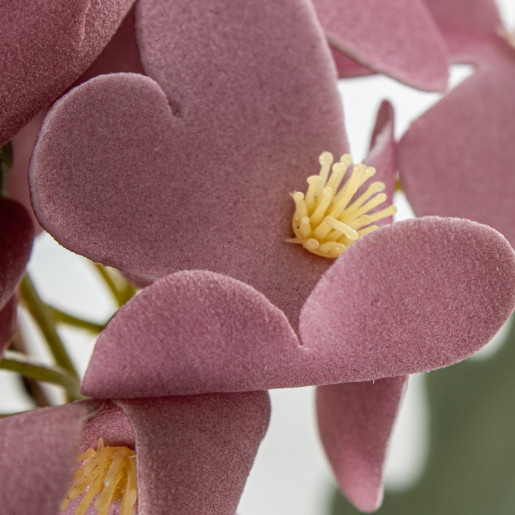 Set 6 flores artificiales violeta
