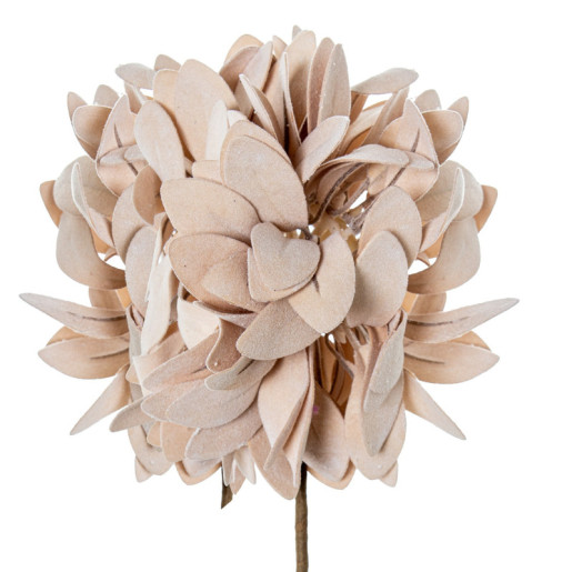 Set 6 flores artificiales beige
