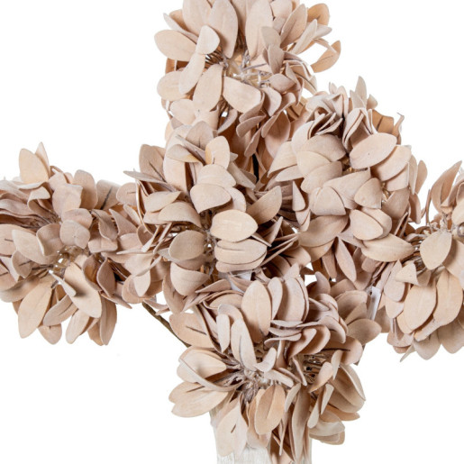 Set 6 flores artificiales beige