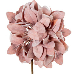 Set 6 flores artificiales coral