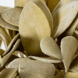 Set 6 flores artificiales amarillo