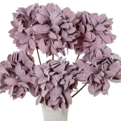 Set 6 flores artificiales violeta